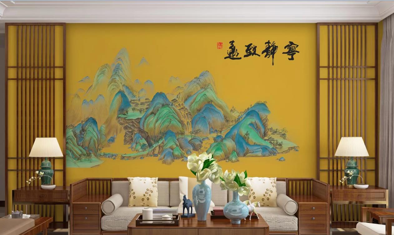 刺绣壁画